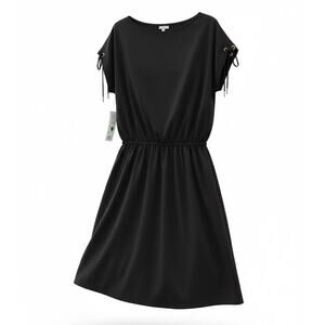 Jones New York Black Sleeveless Shirred Shoulder Dress NWT - Size XXL